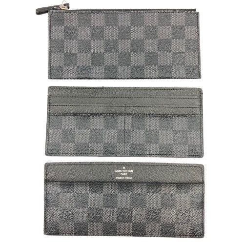 ルイヴィトン　ダミエ　グラフィット　ポルトフォイユ　ロン　モデュラブル　871 ルイヴィトン ダミエ グラフィット ポルトフォイユ ロン モデュラブル