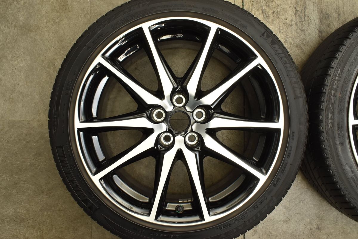 カッコ 可愛い 程度良好 トヨタ GR86 純正 17in 7.5J 48 PCD100 製 ミシュラン プライマシー HP 215 45R17 スバル BRZ インプレッサ 流用 発見できる