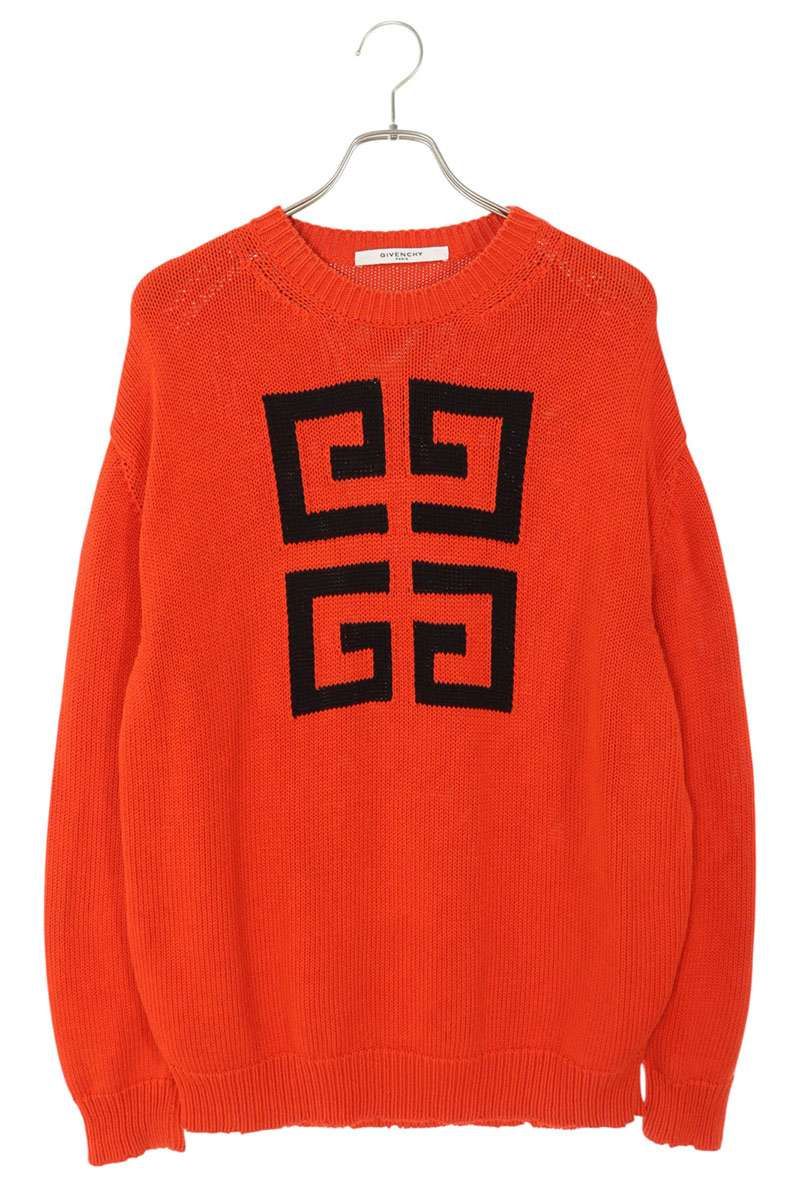 ジバンシィ サイズ:XL BM906J4Y2J 総柄ジャガードクルーネックニット