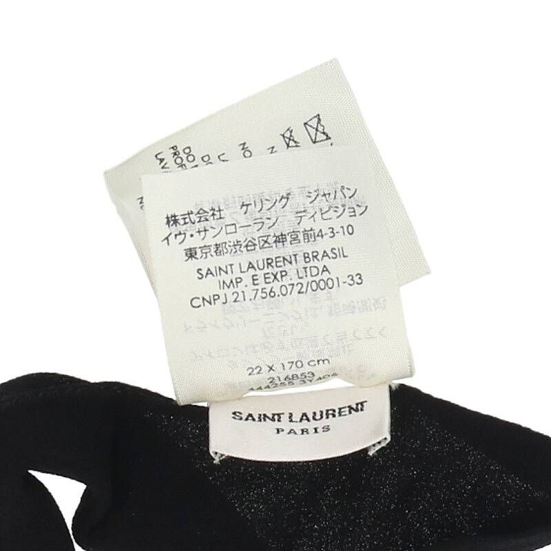 サンローランパリ 444255 3Y406 ラヴァリエール クラヴァットタイ