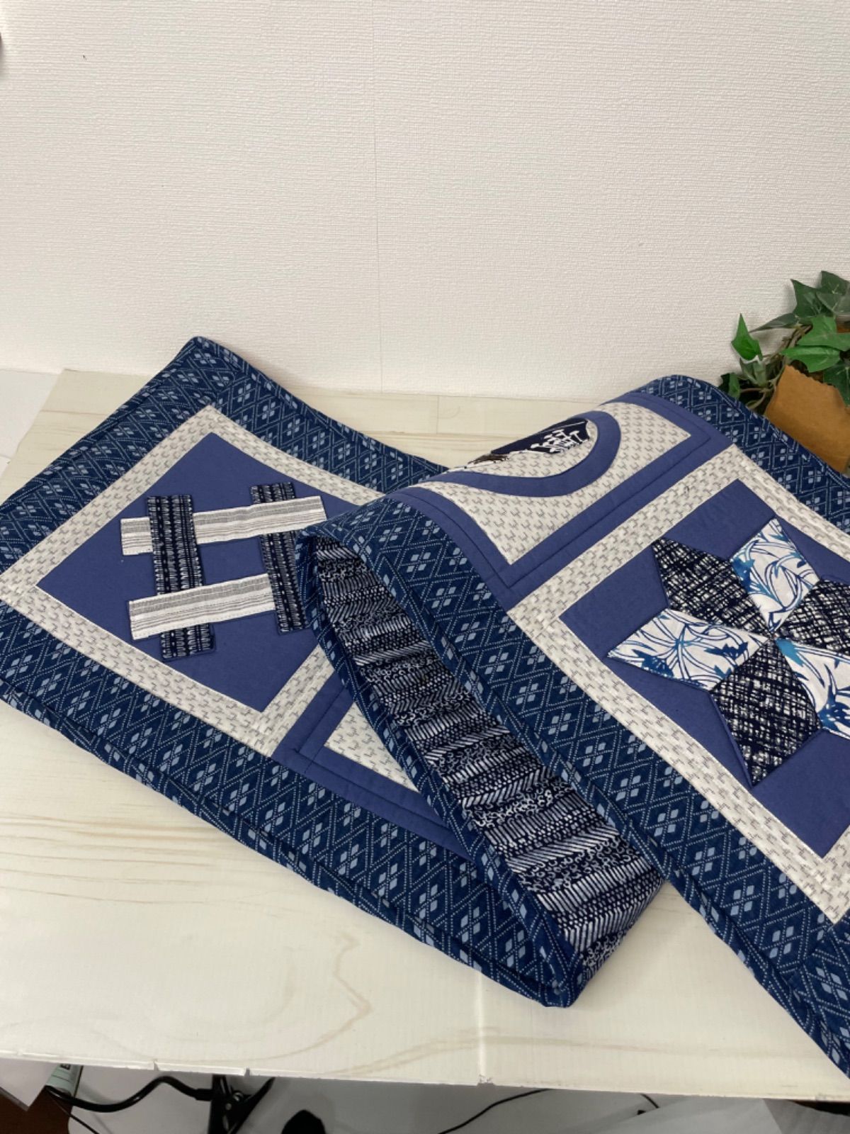 ハンドメイド 着物リメイク タペストリー 2 - メルカリ