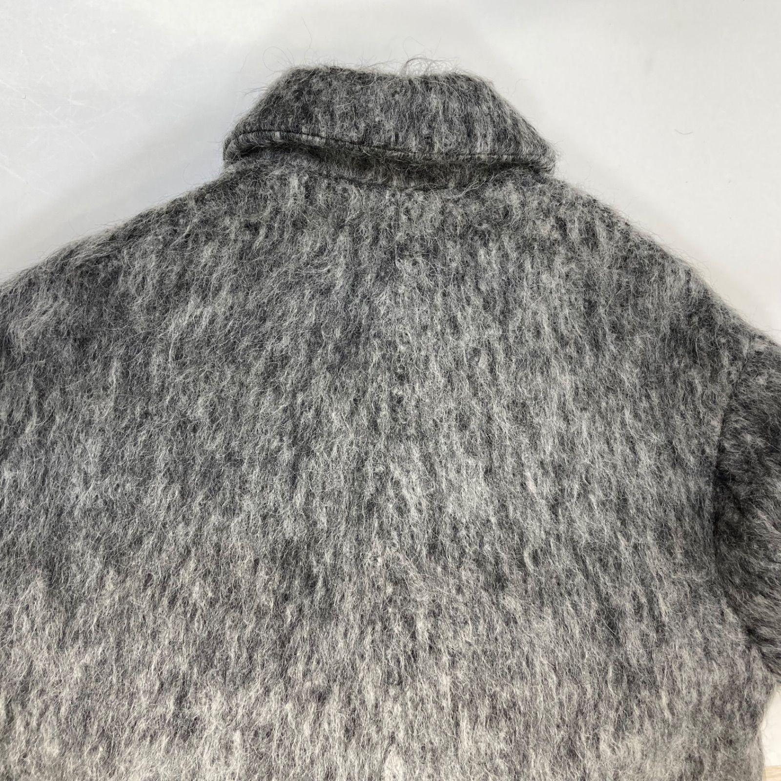 ANOGH アノフ WOOL SHAGGY JACKET COART BEIGE シャギーコート 立体感