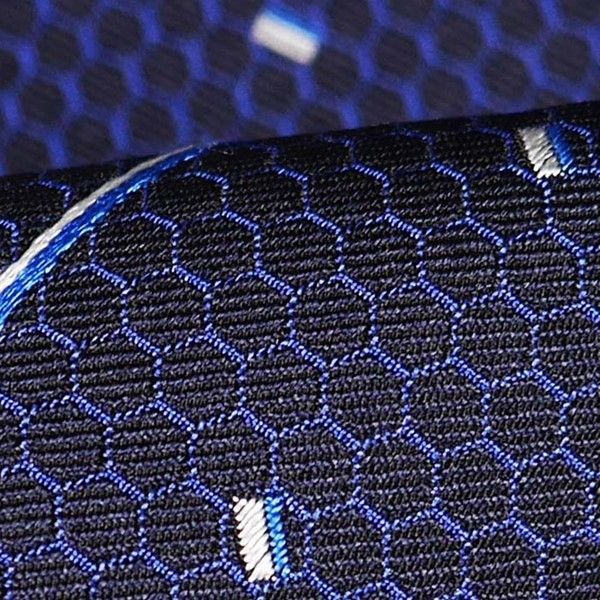 ダンヒル ネクタイ DUNHILL メンズネクタイ シルク100％ ブルー系