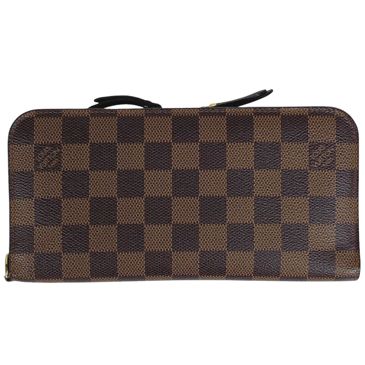 ルイ ヴィトン Louis Vuitton ポルトフォイユ アンソリット 札入れ 小銭入れ 二つ折り 長財布 ダミエ ブラウン N63071 レディース