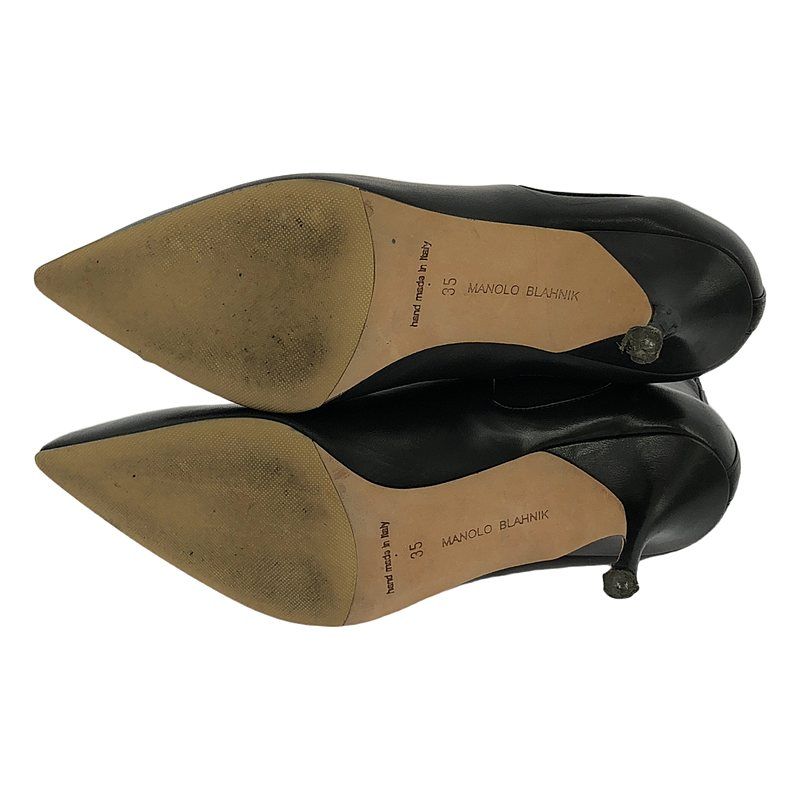 MANOLO BLAHNIK / マノロブラニク | レザー サイドゴア ヒール