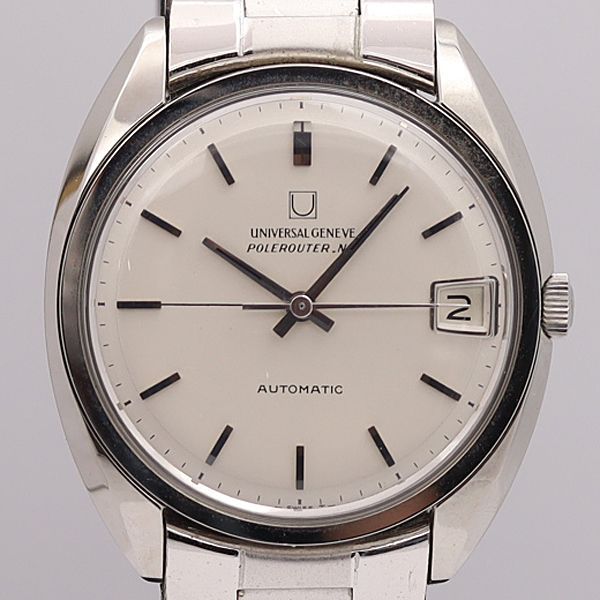 デッドストック級 稼働 美品 コマ1付ユニバーサルジュネーブ AT/自動巻  