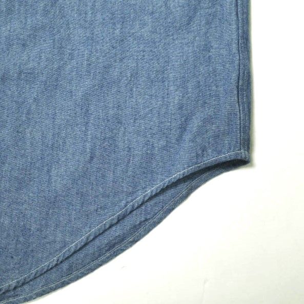 Riprap リップラップ 日本製 GLASSES HOLE SH (5oz CHAMBRAY) シャンブレーグラスホールシャツ RRS1201 M Indigo 長袖 クレリック トップス g18323 Riprap リップラップ 日本製 GLASSES HOLE SH (5oz CHAMBRAY) シャンブレーグラスホールシャツ RRS1201 M Indigo 長袖 クレリック トップス g18323