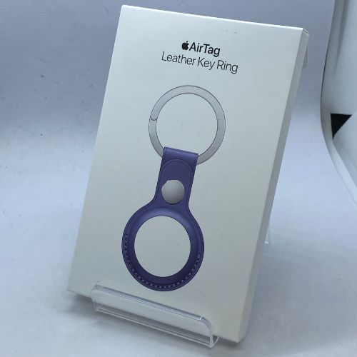 【未使用品】 エアタグ AirTag Leather Key Ring Wisteria MMFC3FE/A