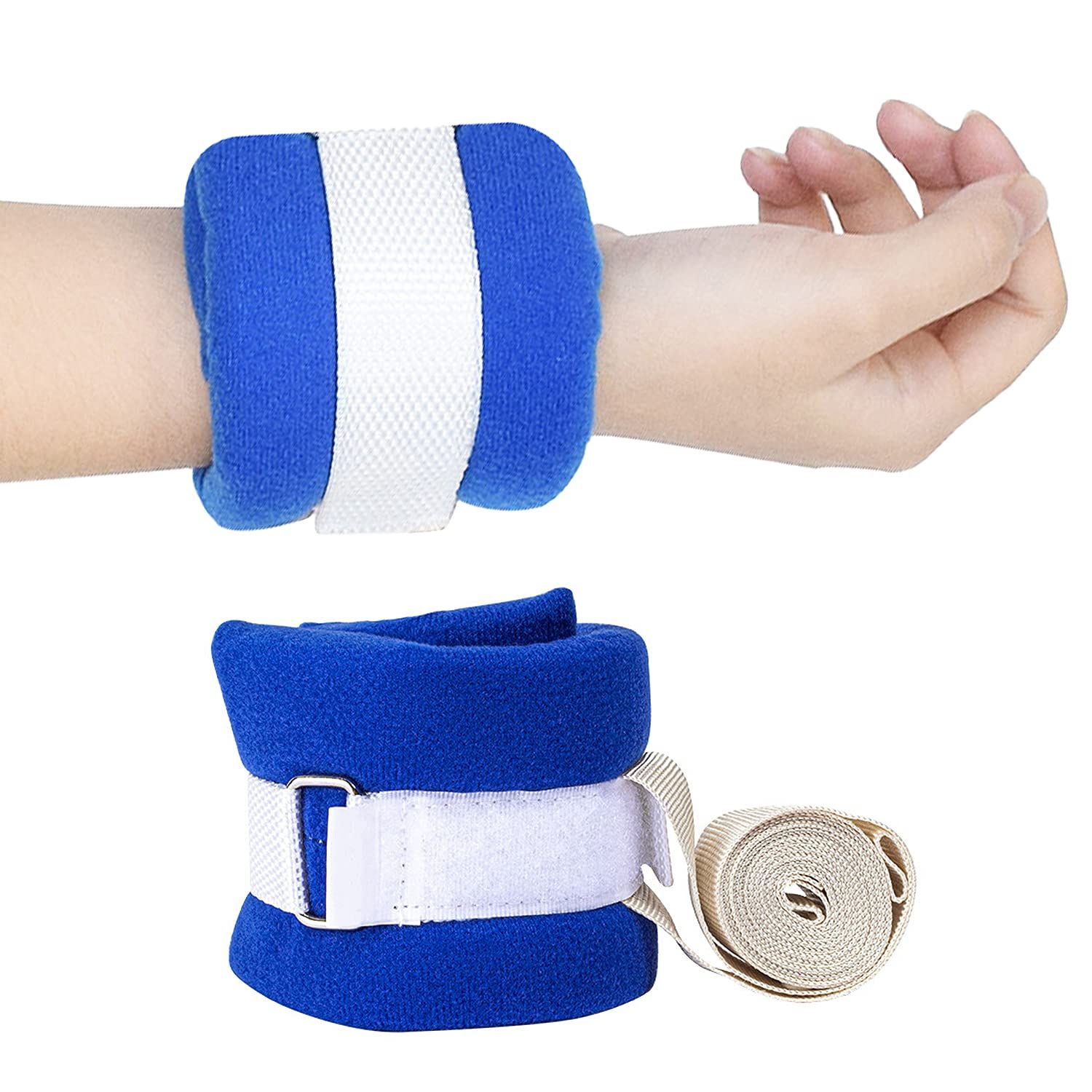 D STONE 介護ベルト 拘束 拘束具 手足 介護 車椅子 拘束バンド 介護自傷 カキムシリ 手足用ホルダー 固定 左右兼用 ２ １０セット