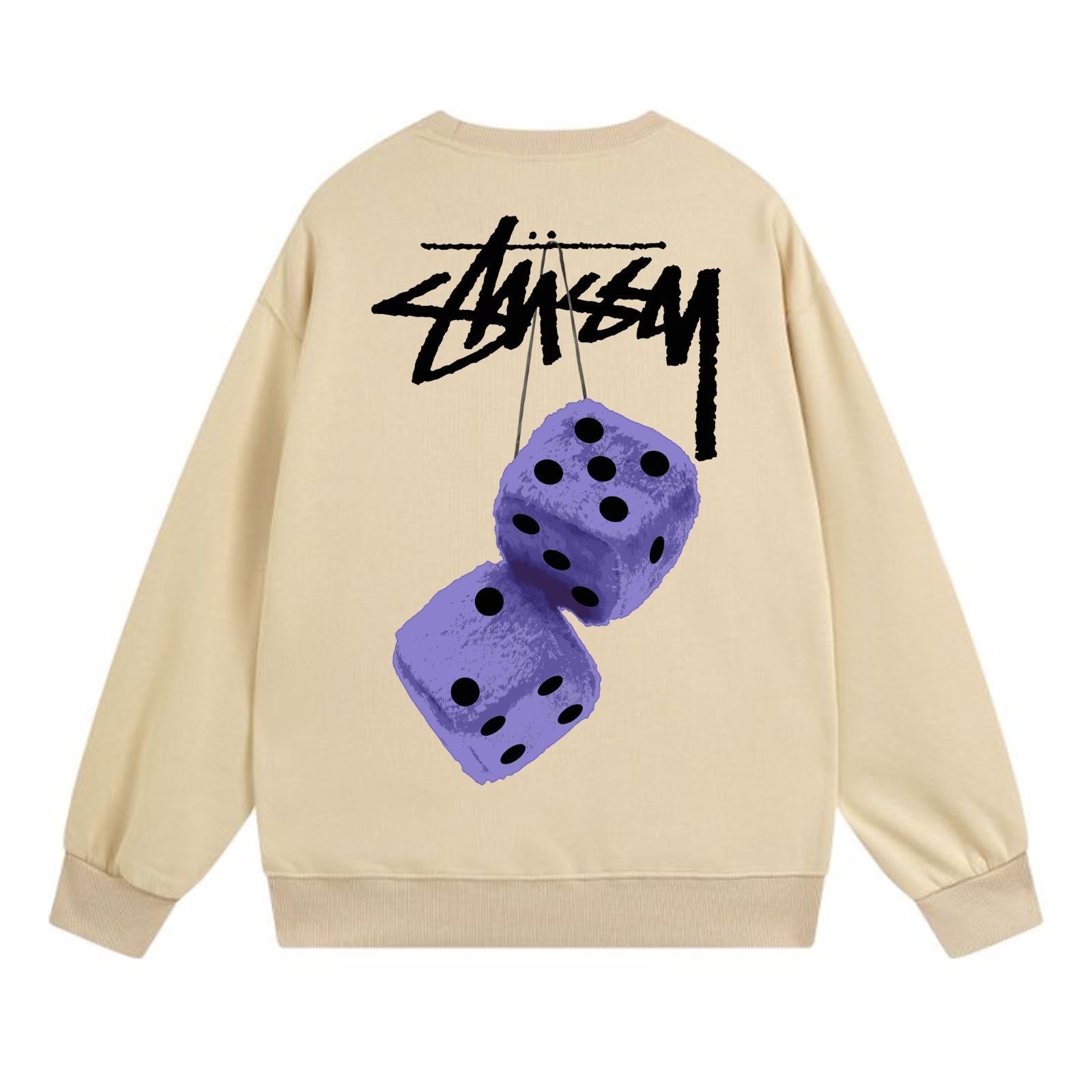 Stussy SS23 ステューシー ティーダイス プリントクルーネックトレーナー