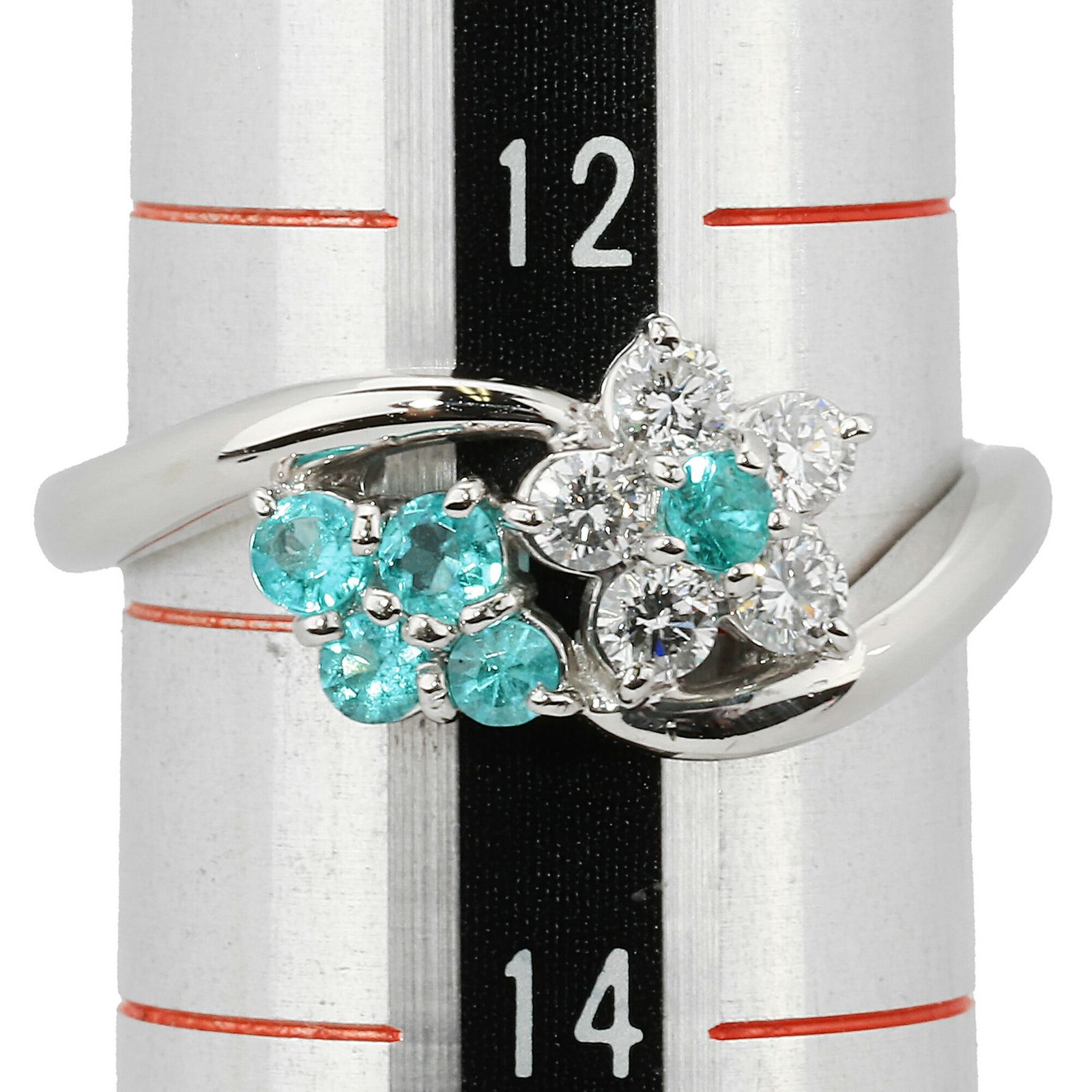 美しいネオンブルー☆ブラジルバターリャパライバトルマリンリング