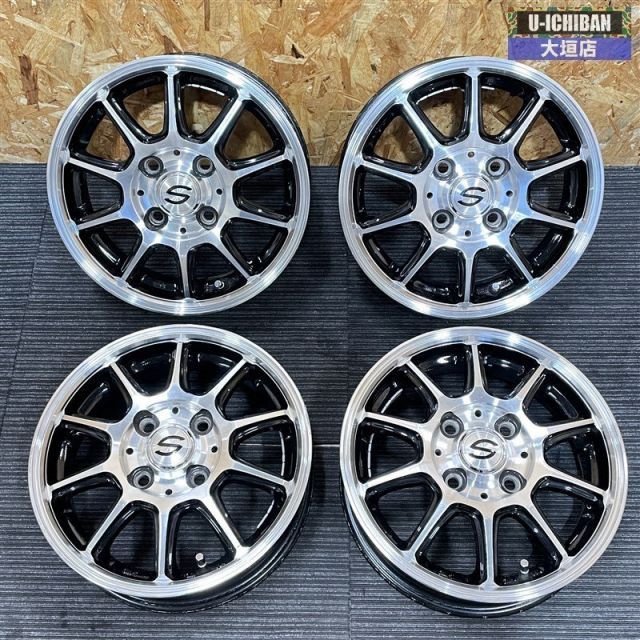 エッセ ワゴンR タント ムーヴ N-BOX ライフ等 S 13インチ 4J 43 4H 100 4本セット _▽002