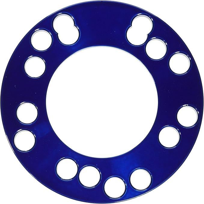 HKB SPORTS レーシングワイドスペーサー(4穴・5穴兼用) P.C.D.100~114.3 8mm ブルー 2枚入りHKRWSB8