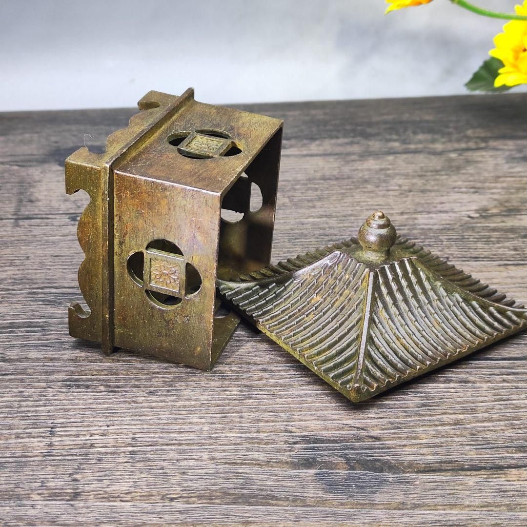 【限定品】 銅細工 家盤香炉 檀香 線香薫炉 香道具 装飾品 工芸品 美術品 置物