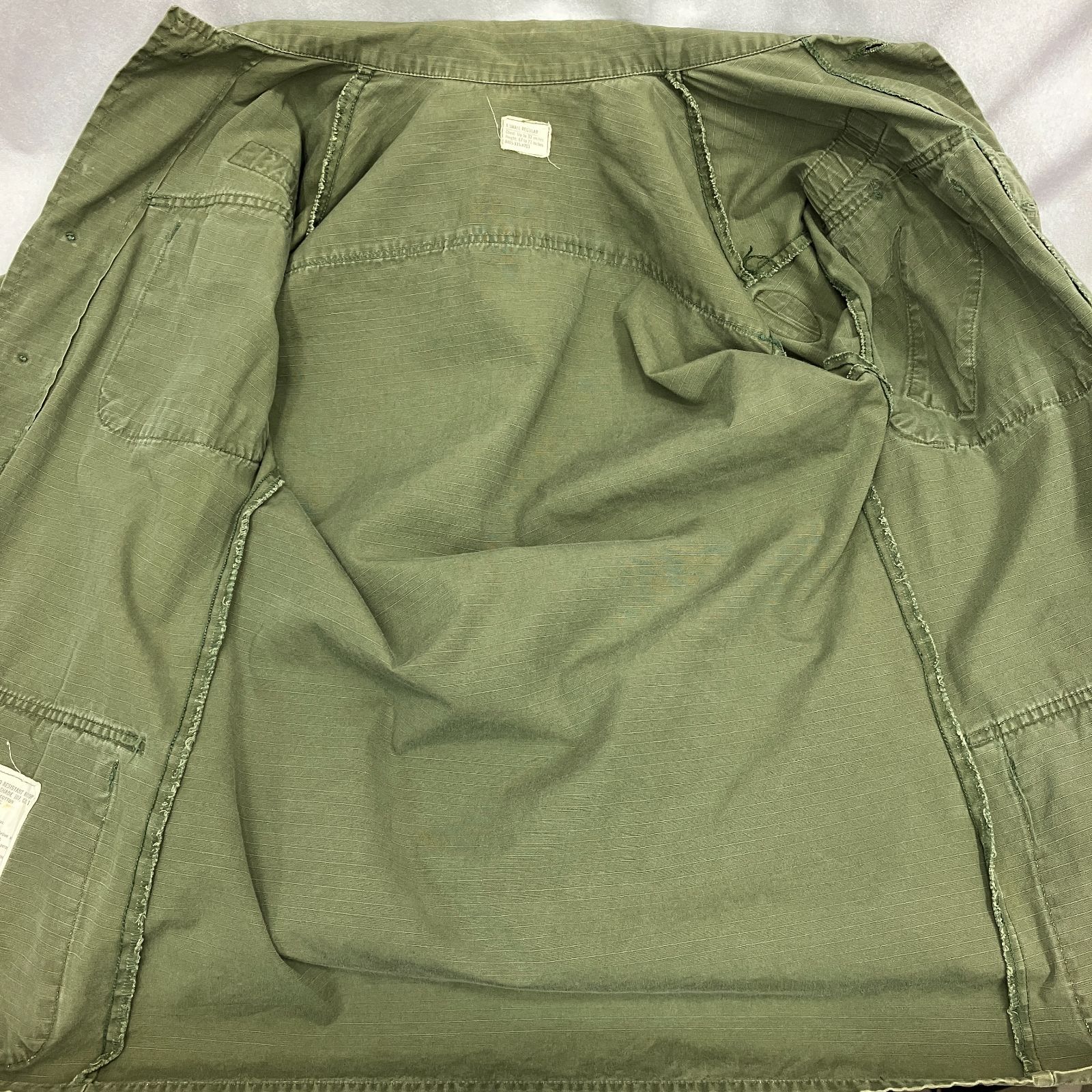 U.S.ARMY ジャングル ファティーグ ジャケット XS-R グリーン 米軍 