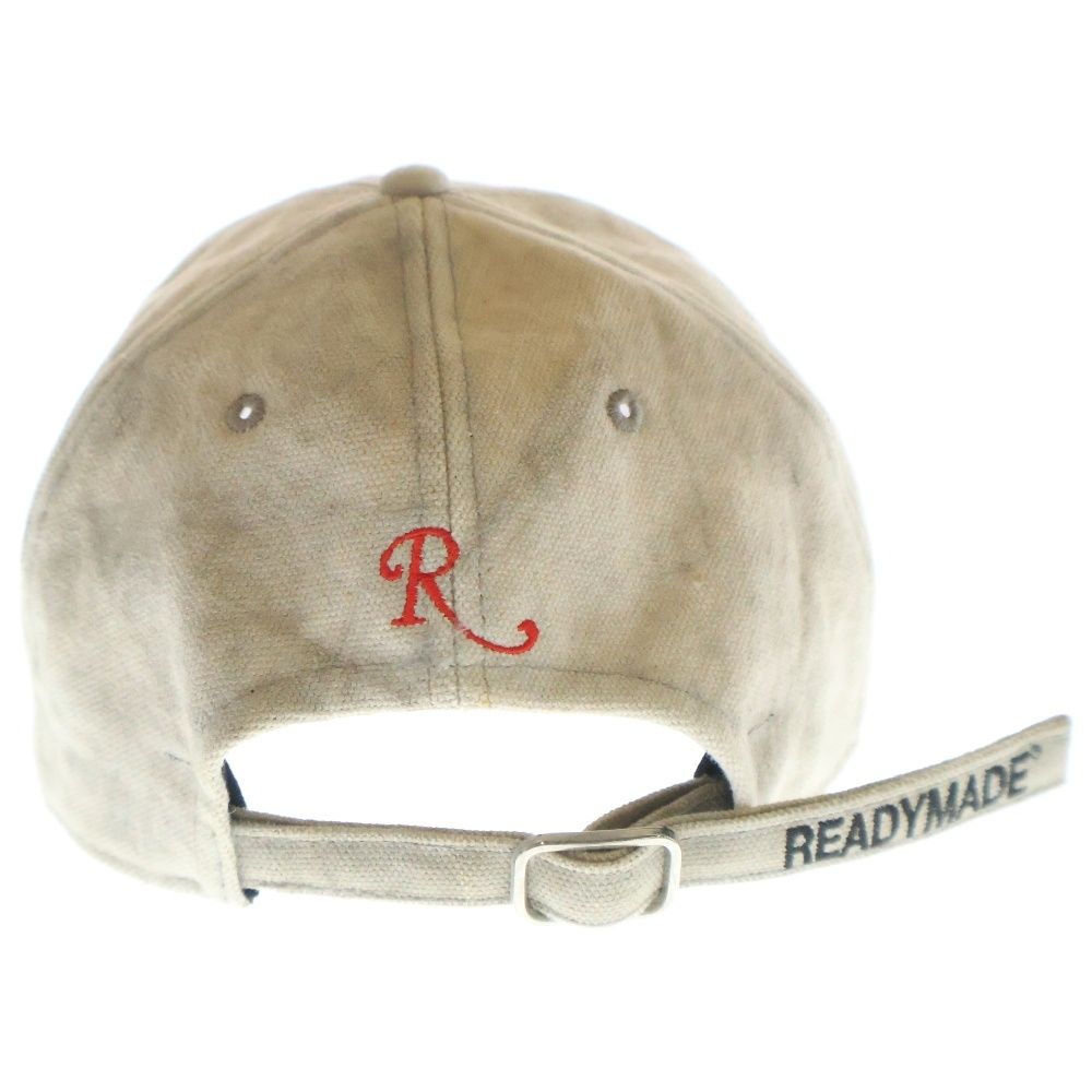 READYMADE 18AW ヴィンテージ 加工 再構築 キャップ 帽子 READY MADE (レディメイド) 18AW ヴィンテージコットン 再構築