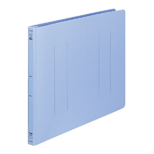 （まとめ買い）コクヨ フラットファイル PP B4横 15ミリとじ 青 フ-H19B 【10冊セット】