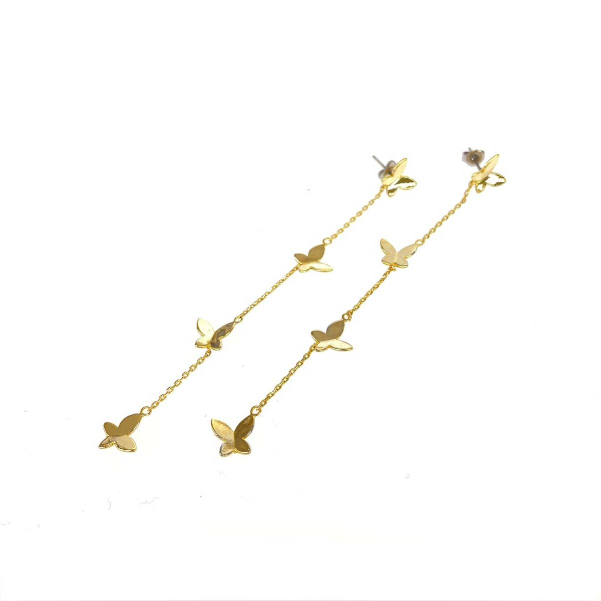 STELLAR HOLLYWOOD ステラハリウッド ロングピアス バタフライ