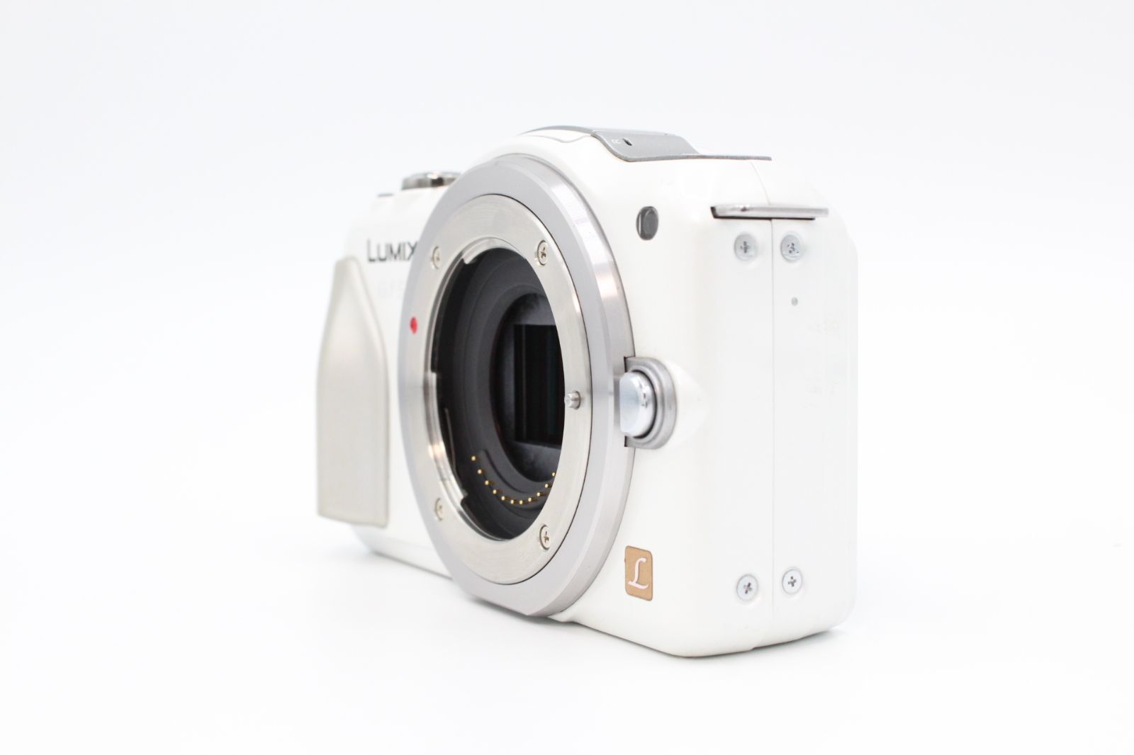 Panasonic - 【訳アリ良品】PANASONIC パナソニック ミラーレス一眼カメラ ルミックス GF5 ボディ 1210万画素 シェルホワイト DMC-GF5-W #LE2024488 訳アリ良品】PANASONIC パナソニック ミラーレス一眼カメラ