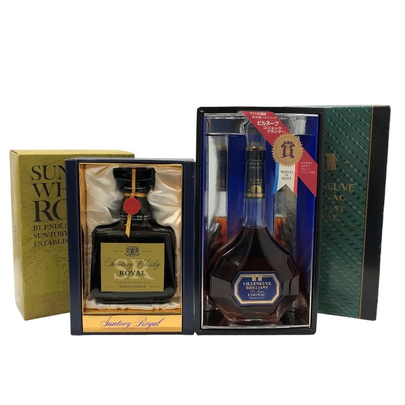 ストア 稀少Suntory Whisky ROYAL 12年 & 15年50ml
