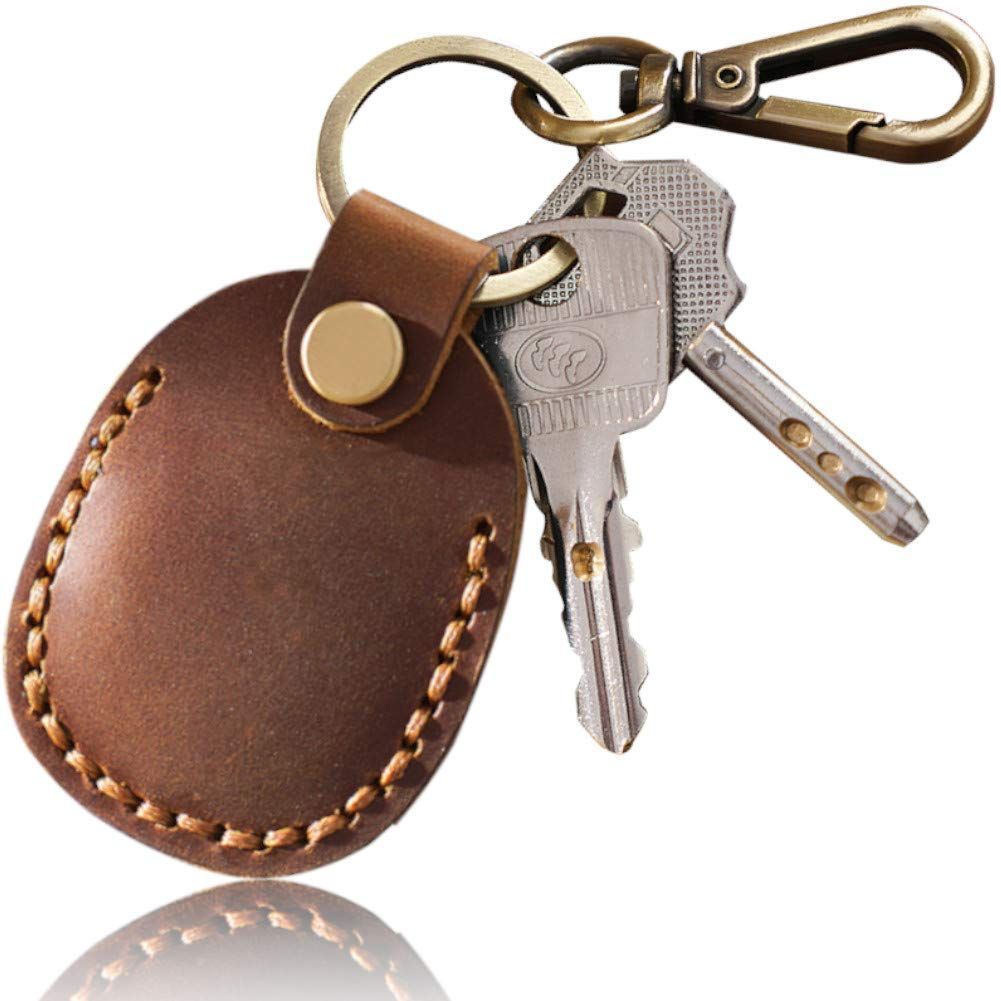 【在庫処分】QUICPayコイン ICチップ edyコイン 本革 AirTag ケース キーホルダー 2タイプ [-Libra-]