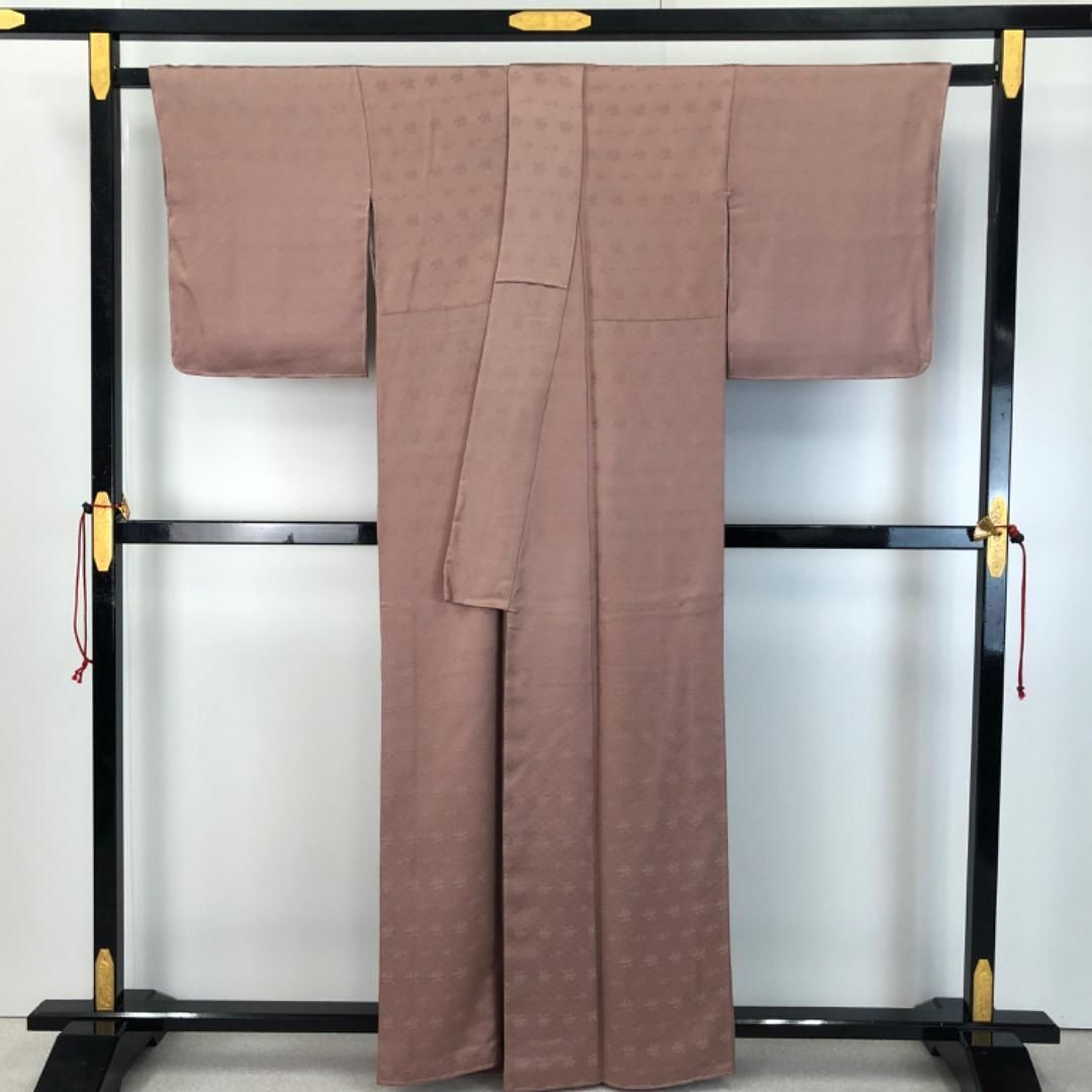 新作グッ 訪問着 K-4723 黒色 金彩 刺繍 霞模様 四角に花模様 総絞り 着物・浴衣
