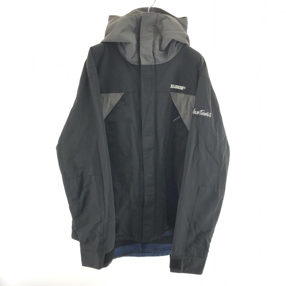 中古】X-LARGE × WILDTHINGS マウンテンパーカー サイズL ブラック