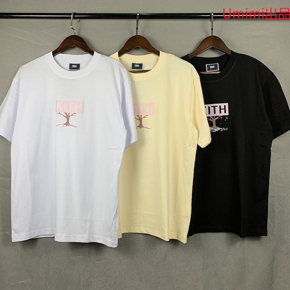 KITH BOX Kith Treats BoxロゴTeeコットンコットン半袖Tシャツ男女