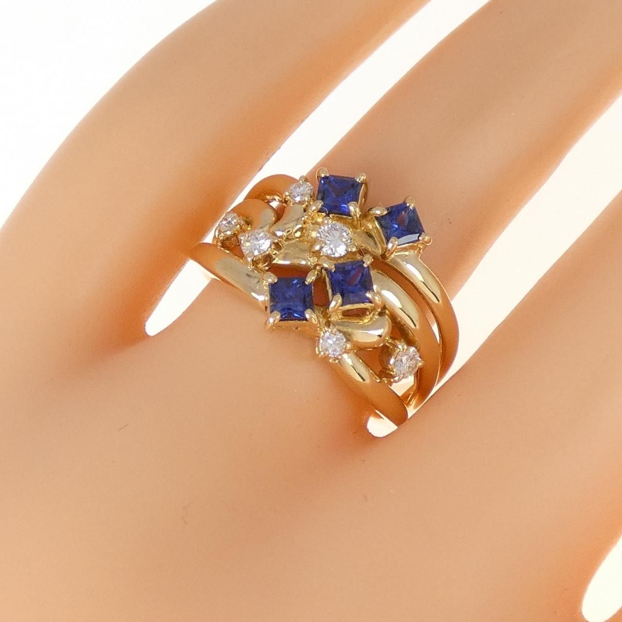 タサキ サファイヤ リング 0.74CT - メルカリ 