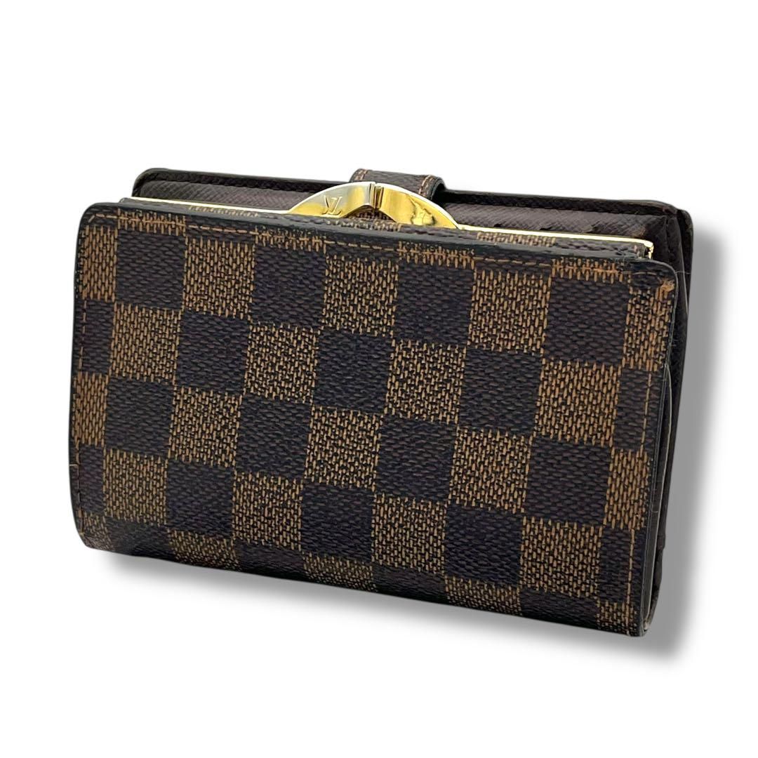 美品✨ ルイヴィトン ダミエ ポルトモネ ビエ ヴィエノワ がま口財布 ルイ ヴィトン ダミエ LOUIS VUITTON ルイヴィトン ダミエ