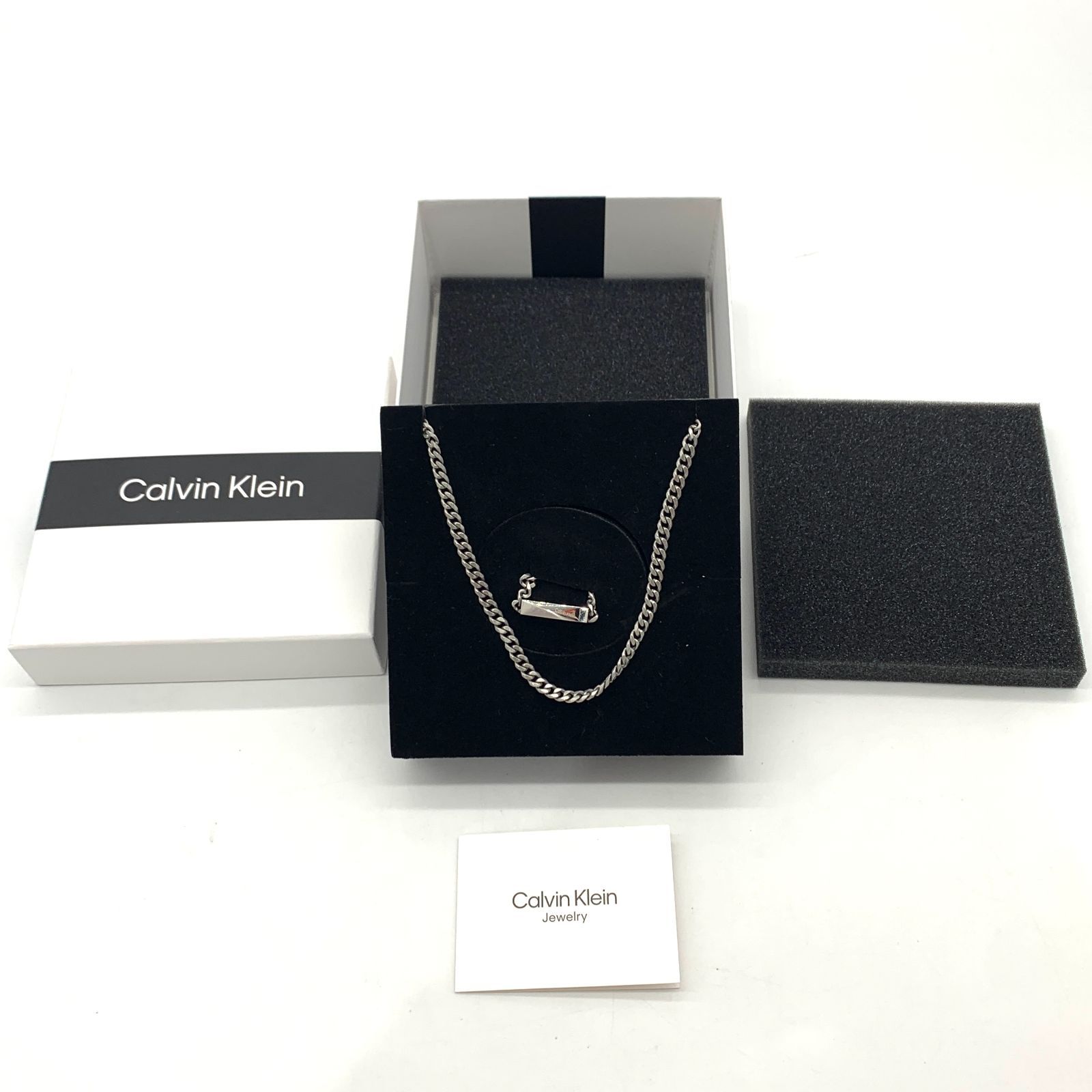 ▽Calvin Klein/カルバンクライン Iconic ID チェーンネックレス