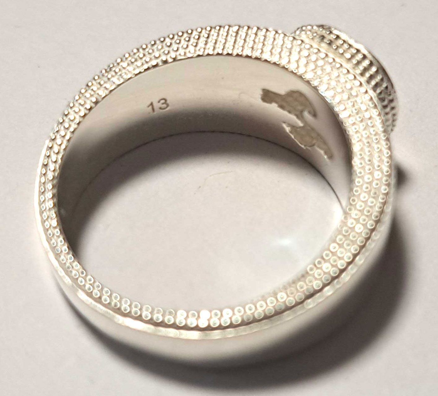 GUCCI グッチ　指輪 13号　銀　シルバーリング　箱あり GUCCI グッチ 指輪 13号 銀 シルバーリング 箱あり グッチ