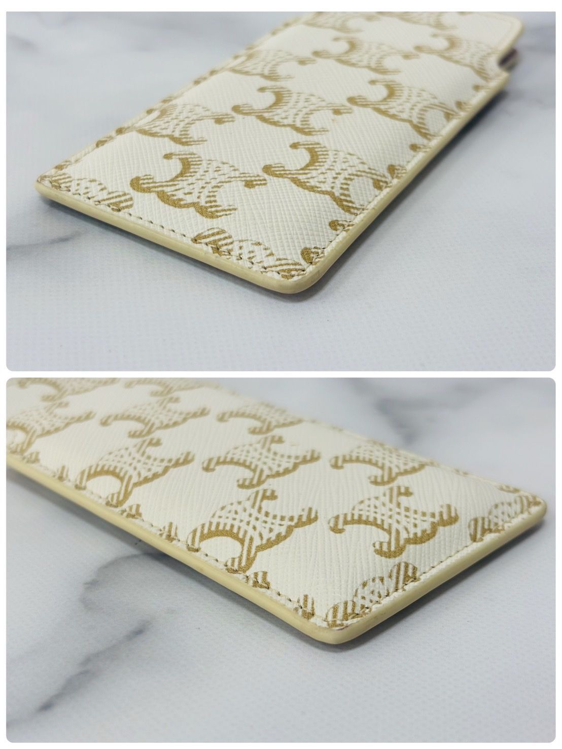 ☆CELINE セリーヌ スモール ヘアコーム / トリオンフキャンバス