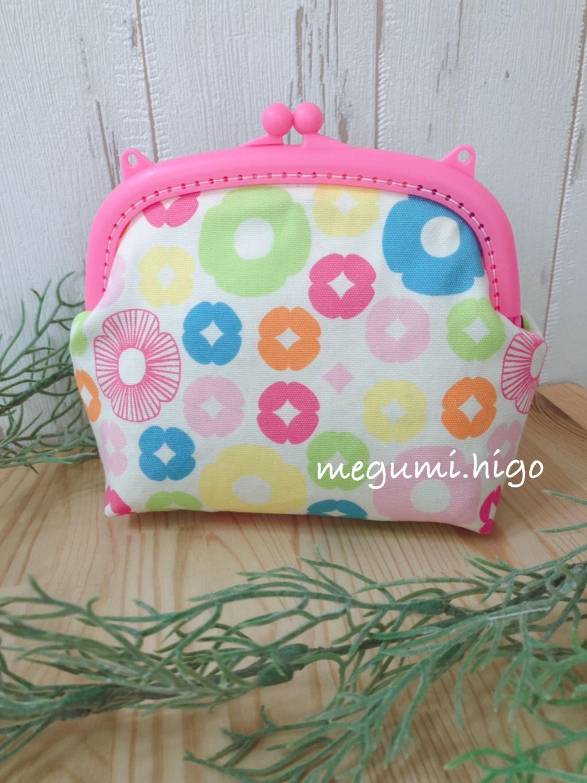 メルカリshops 型紙 作り方 セリア プラフレーム口金ポーチパターン