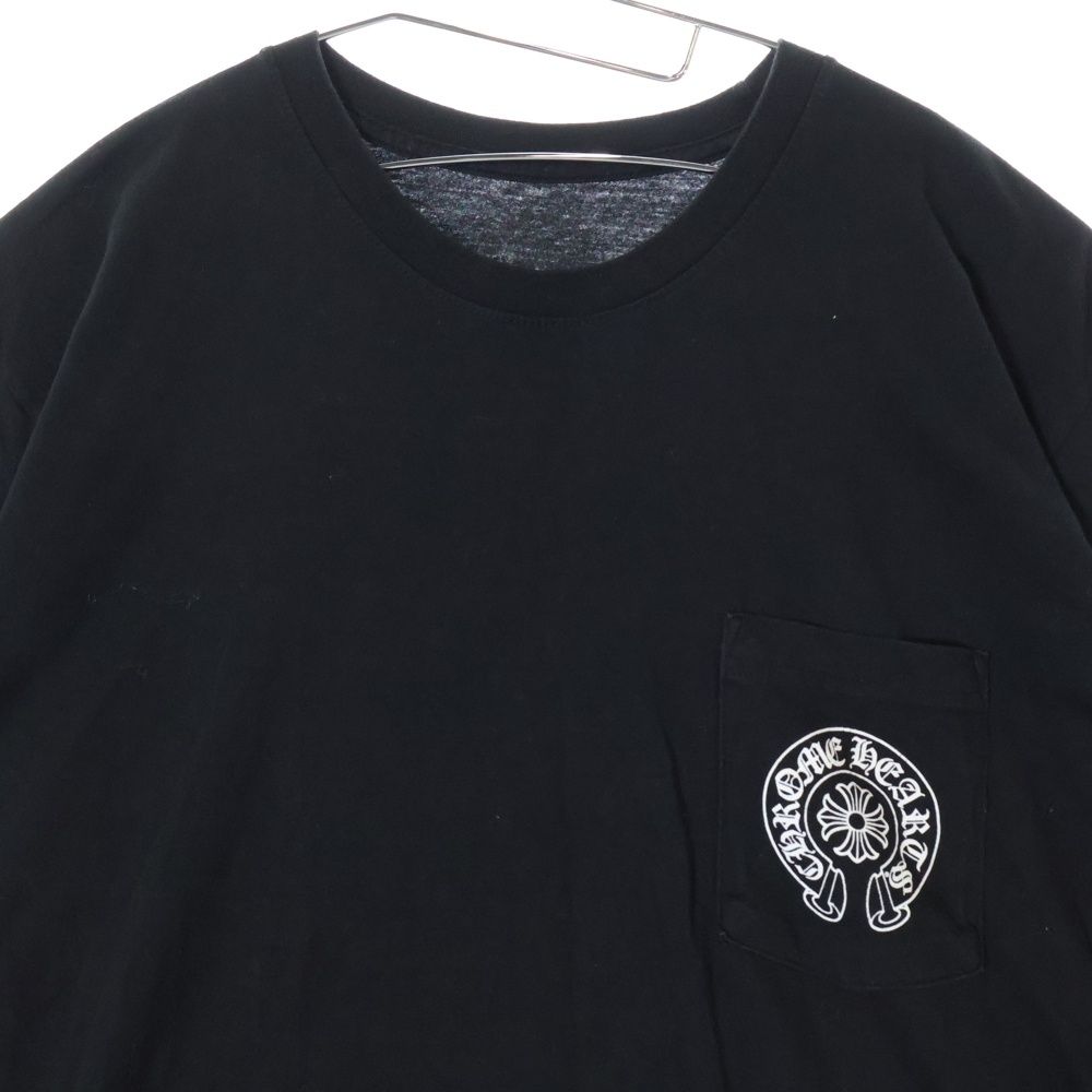 CHROME HEARTS◆ホースシュー ロゴ Tシャツ ソウル限定 ブラック CHROME HEARTS (クロムハーツ) Seoul Horseshoe Tee ソウル