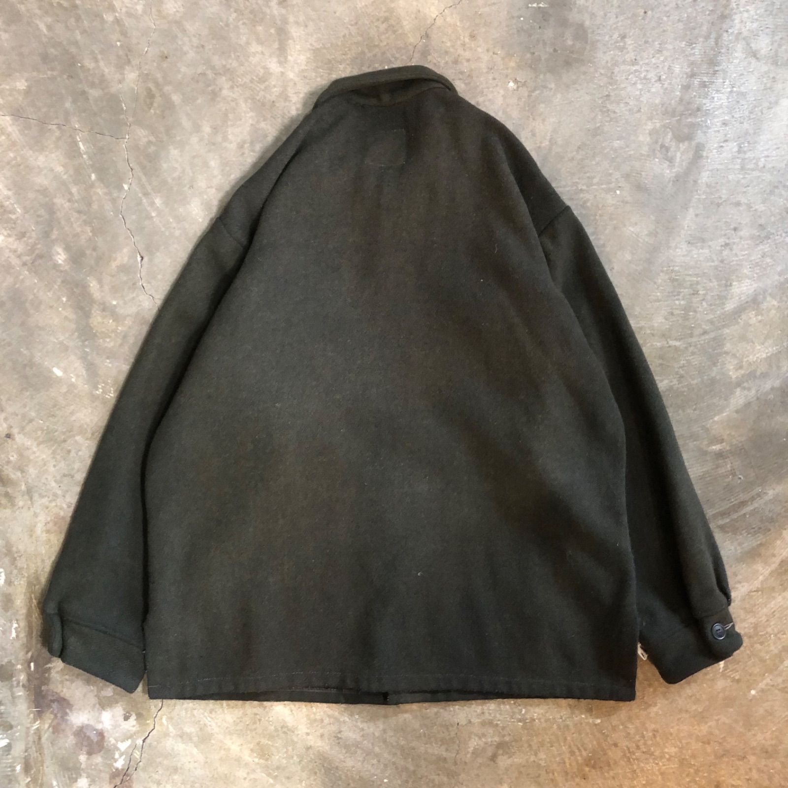 品質100％保証! T6604 ARROW C.P.O. 80 s ウールシャツ アメリカ海軍