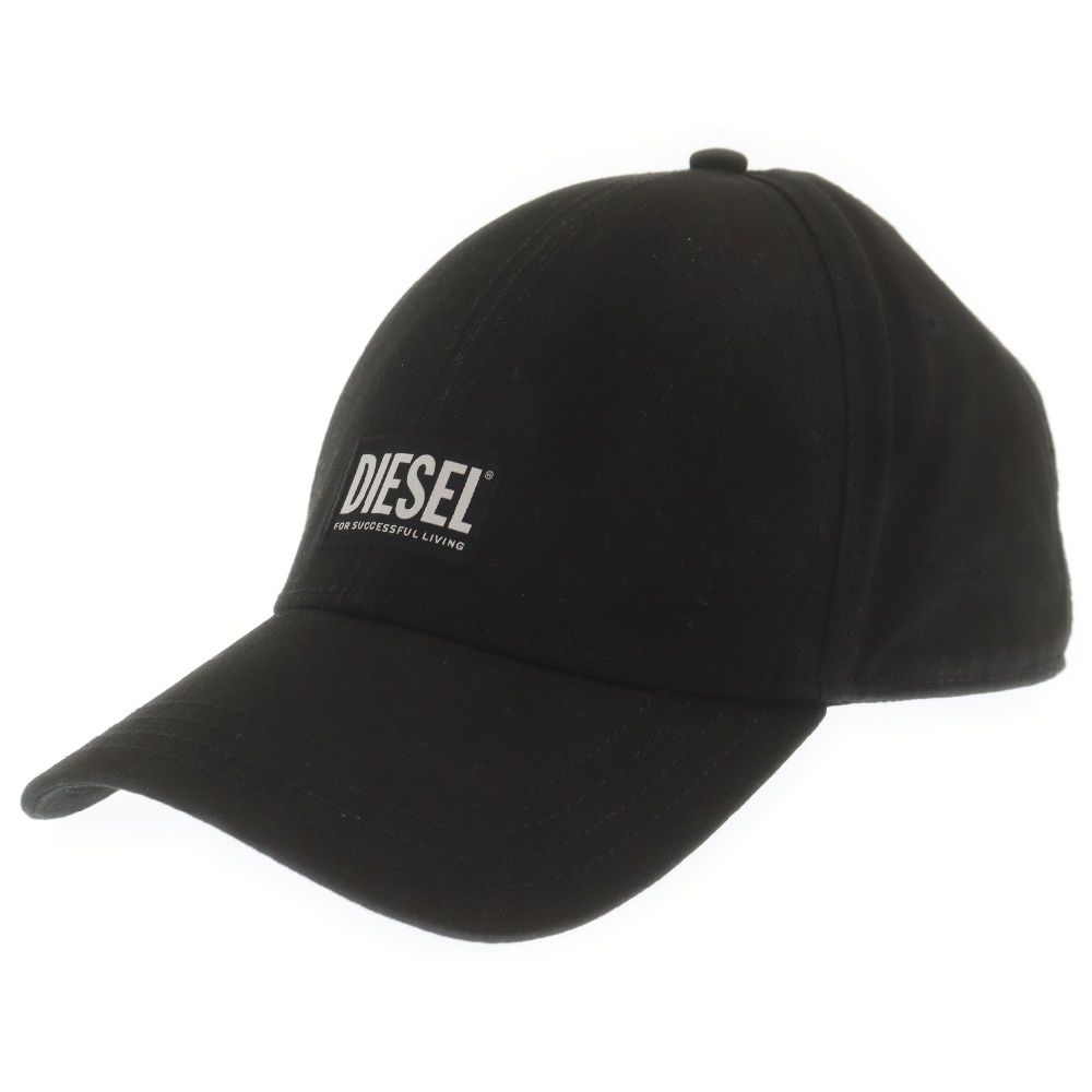 DIESEL (ディーゼル) CORRY ロゴ ベースボールキャップ 帽子 ブラック 00SYQ9 0BAUI