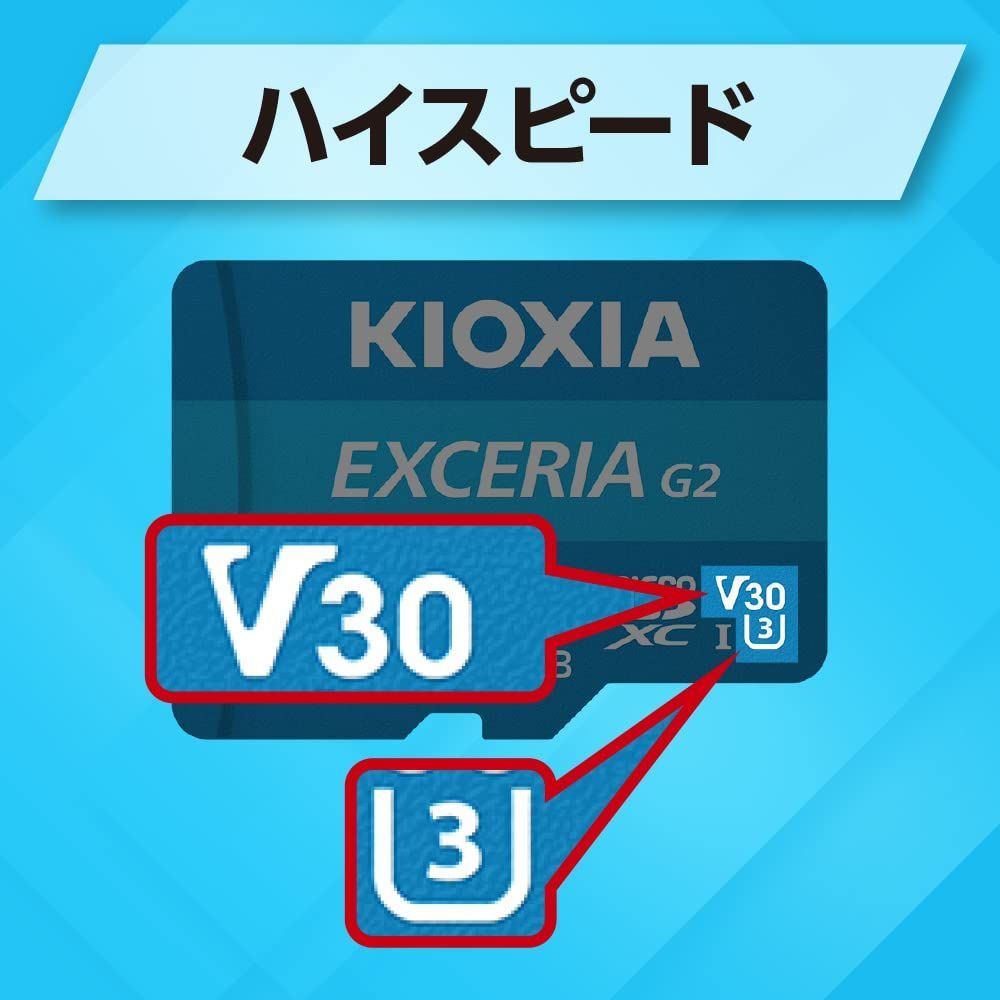 【在庫処分】Switch動作確認済 国内サポート正規品 Nintendo 最大読出速度100MB/s Class10 V30 メーカー5年 U3 UHS-I 64GB KLMEB064G microSD 旧東芝メモリ KIOXIA(キオクシア)