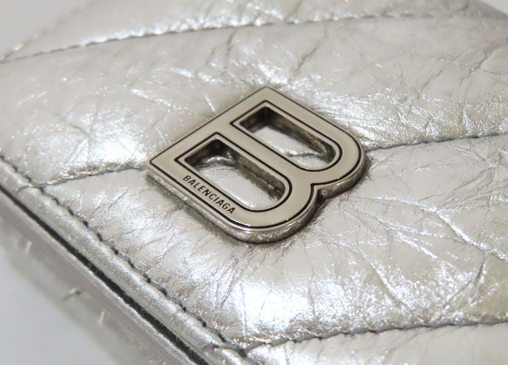 正規 BALENCIAGA バレンシアガ ロゴ 財布 ウォレット バレンシアガ キャッシュ 二つ折り財布 メンズ ロゴ ウォレット