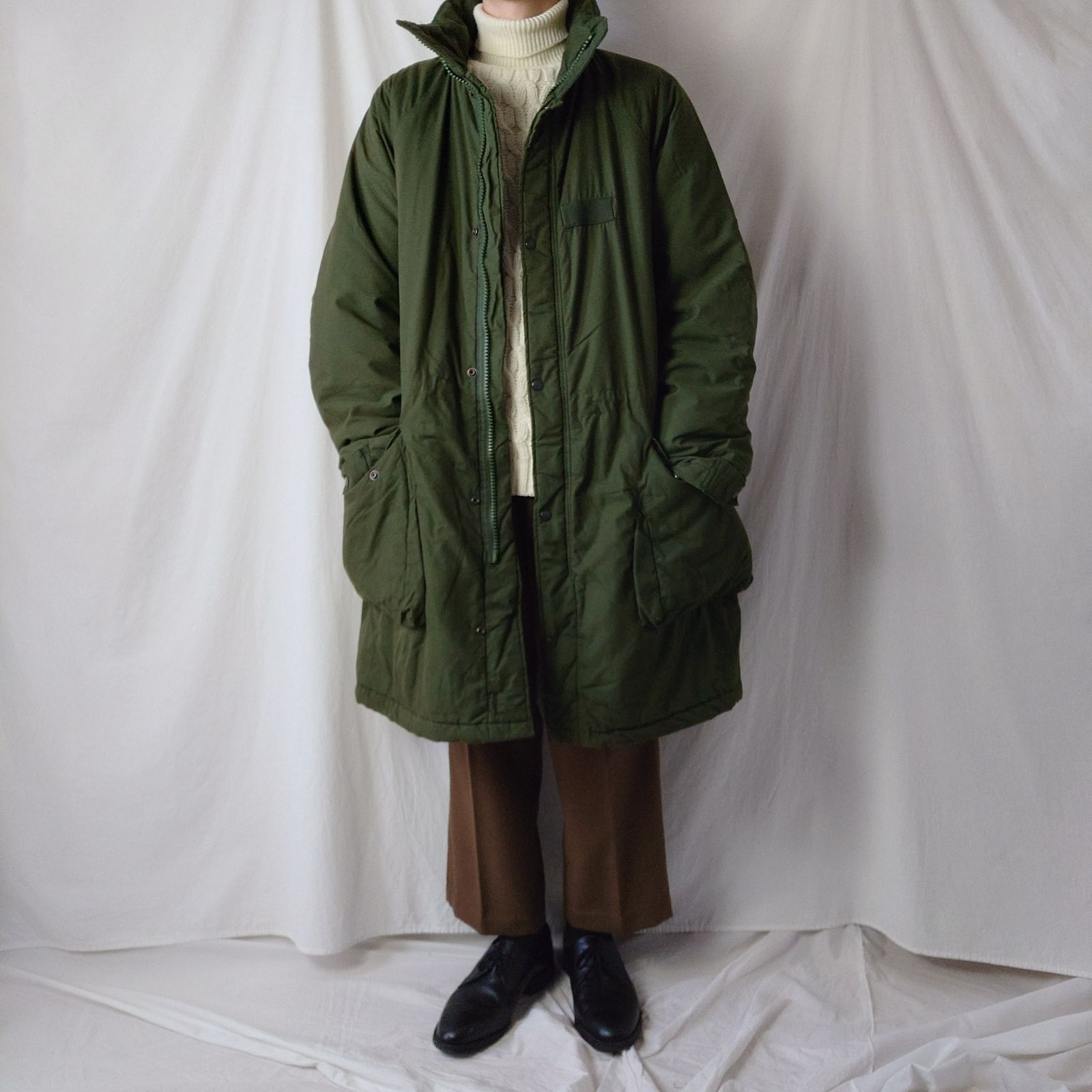 【後期型】スウェーデン軍 M90 コート 190/75 ユーロミリタリー SWEDISH ARMY M-90 PARKA LATE MODEL スウェーデン軍 M90