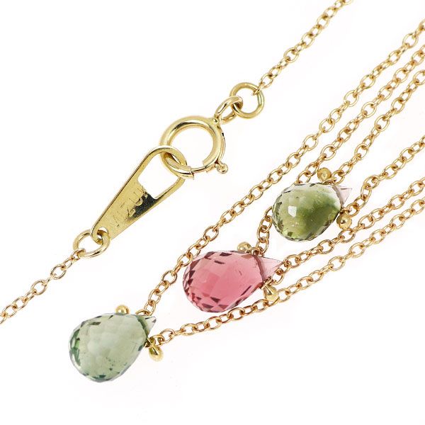 MIZUKI K14YG トルマリン ペンダントネックレス 0.585ct