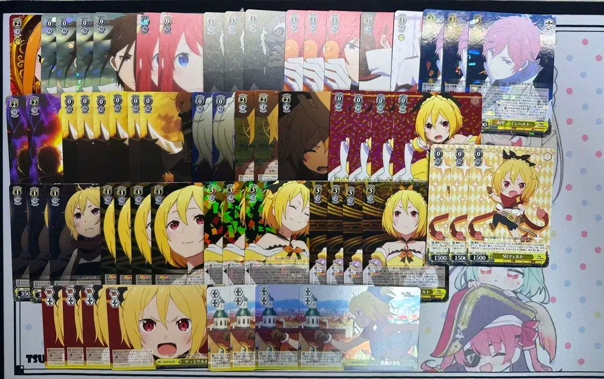 ヴァイスシュヴァルツ リゼロ 8門 デッキ 調整パーツ おまけ付き