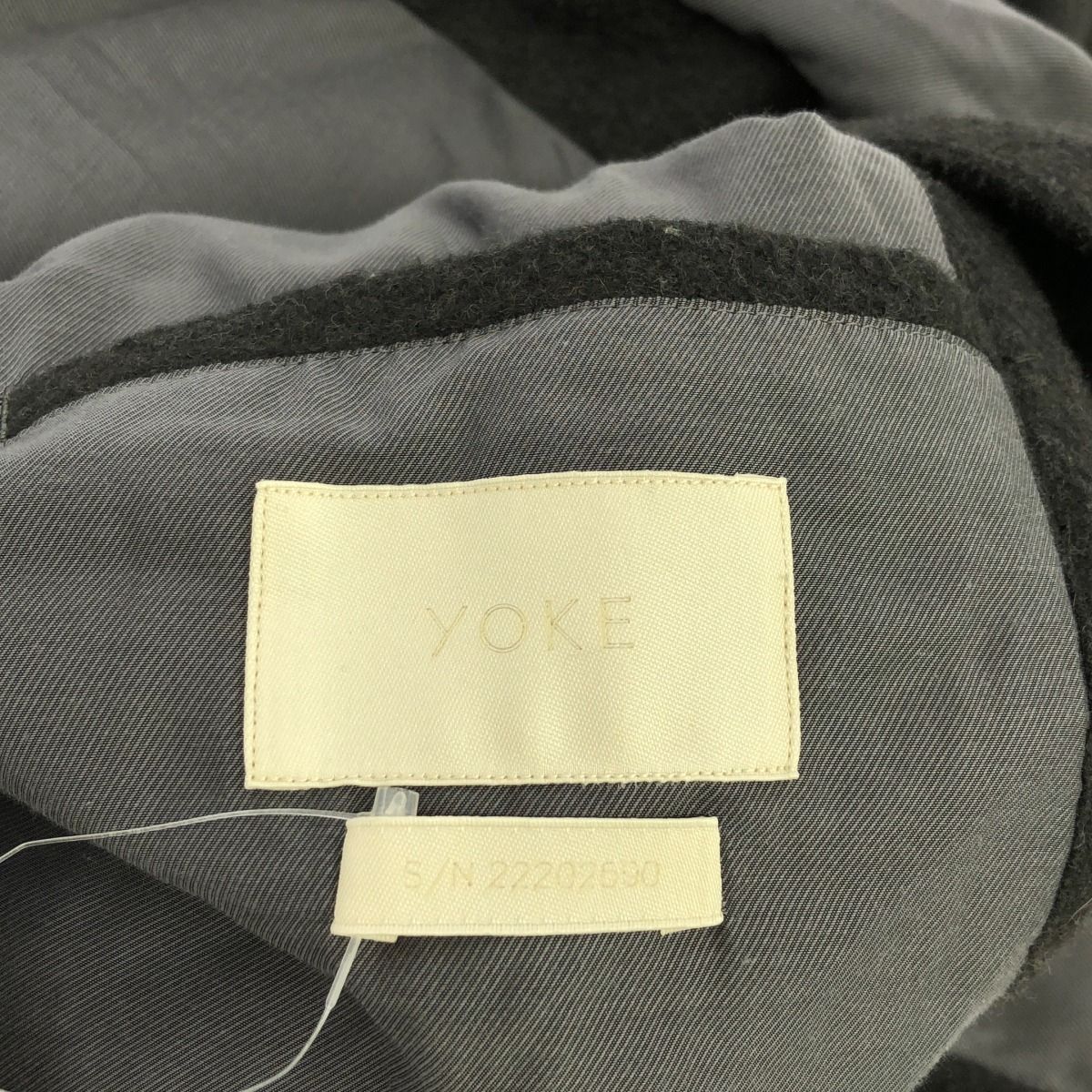 YOKE コットン ヤク スタンドカラーコート YOKE/ ヨーク】DESERT STORM OVERCOAT オーバーサイズスタンド
