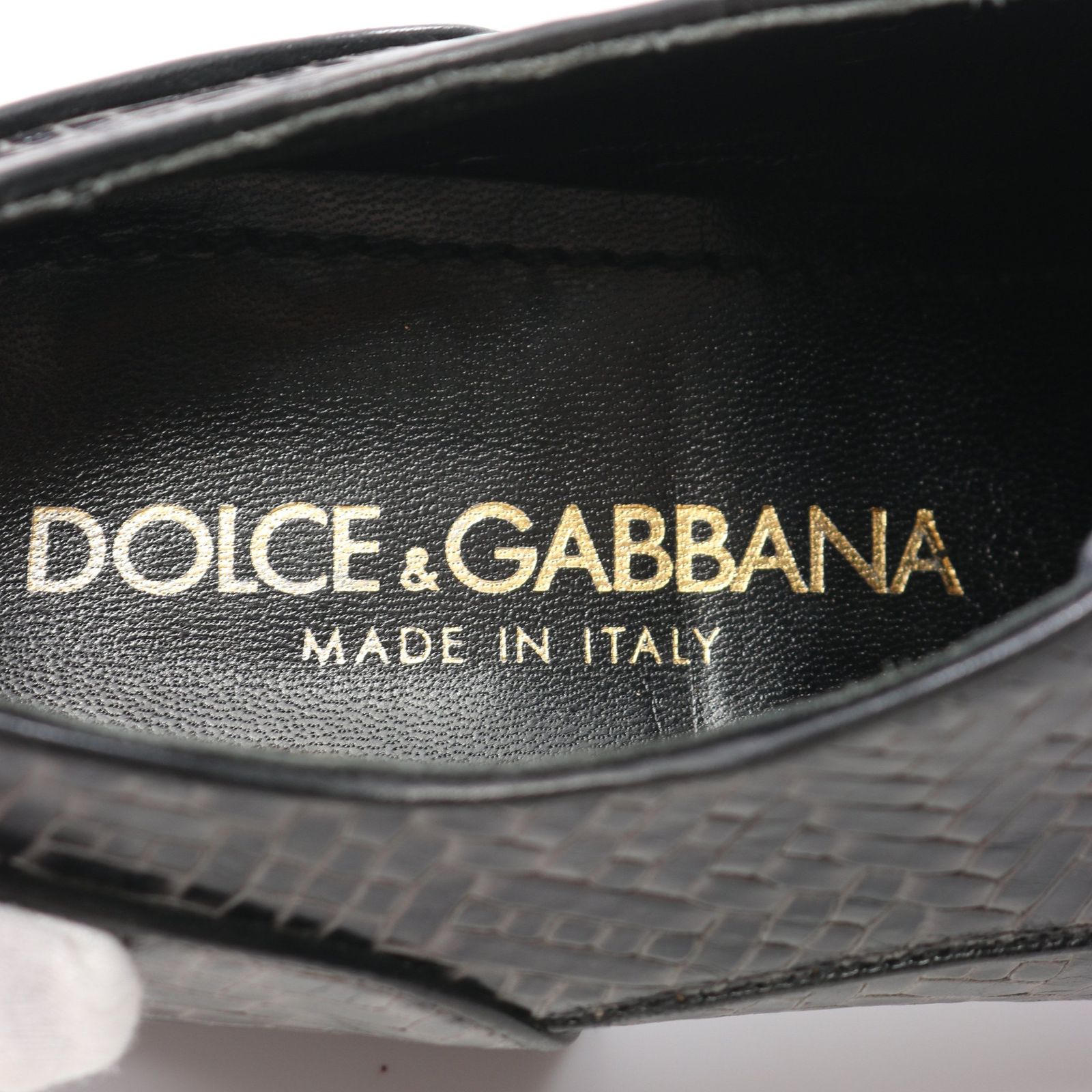 Bランク】DOLCE&GABBANA／ドルチェアンドガッバーナ ダービーシューズ