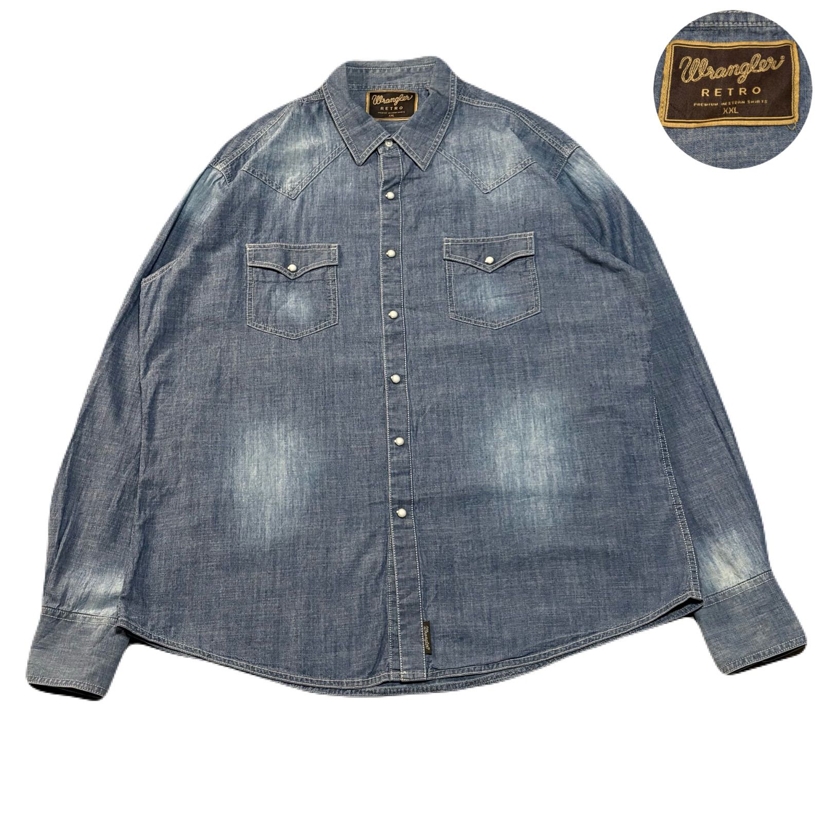 Wrangler ラングラー WesternShirt ウエスタンシャツ DenimShirt