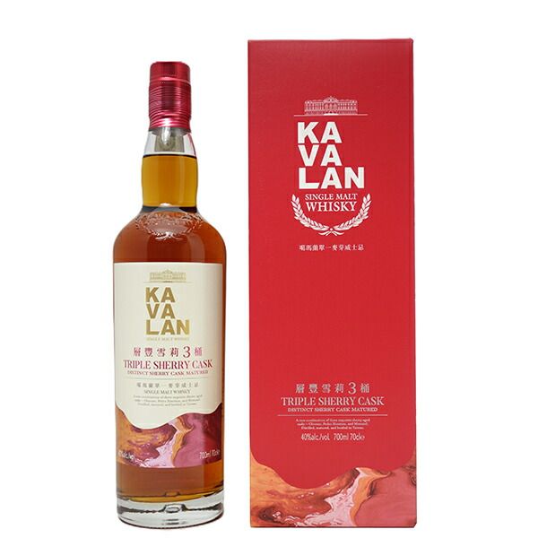 カバラン カヴァラン トリプル シェリー カスク シングルモルト 40度 700ml ウイスキー 台湾 YKKVTSJ0
