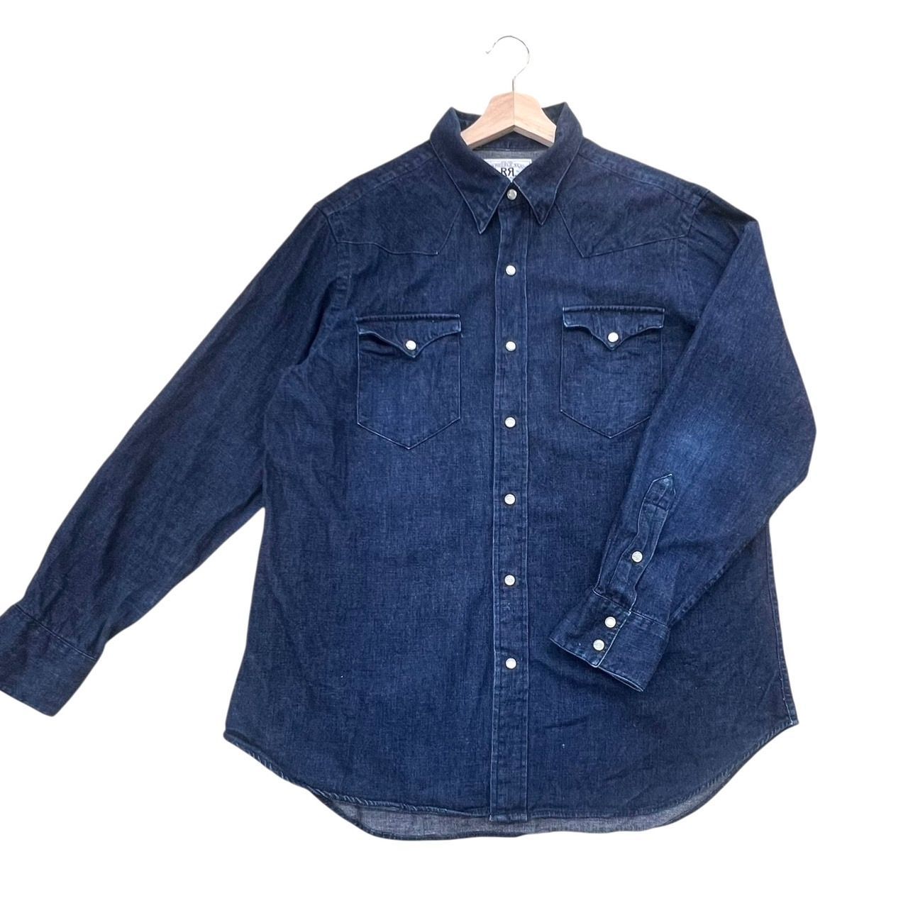 RRL ダブルアールエル ウエスタンシャツ デニムシャツ ダンガリー 