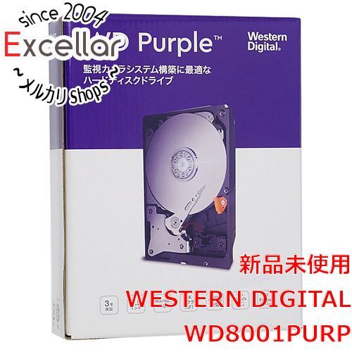 WD8001PURP [WD Purple Pro（8TB 3.5インチ SATA 6G 7200rpm 256MB CMR