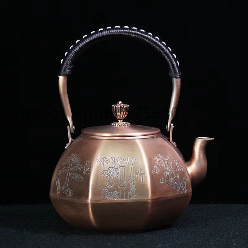 銅製　やかん　古道具　茶道具 Amazon.co.jp: 玉川堂/やかん/銅製/目打ち/銅器/古い/茶道具/鎚