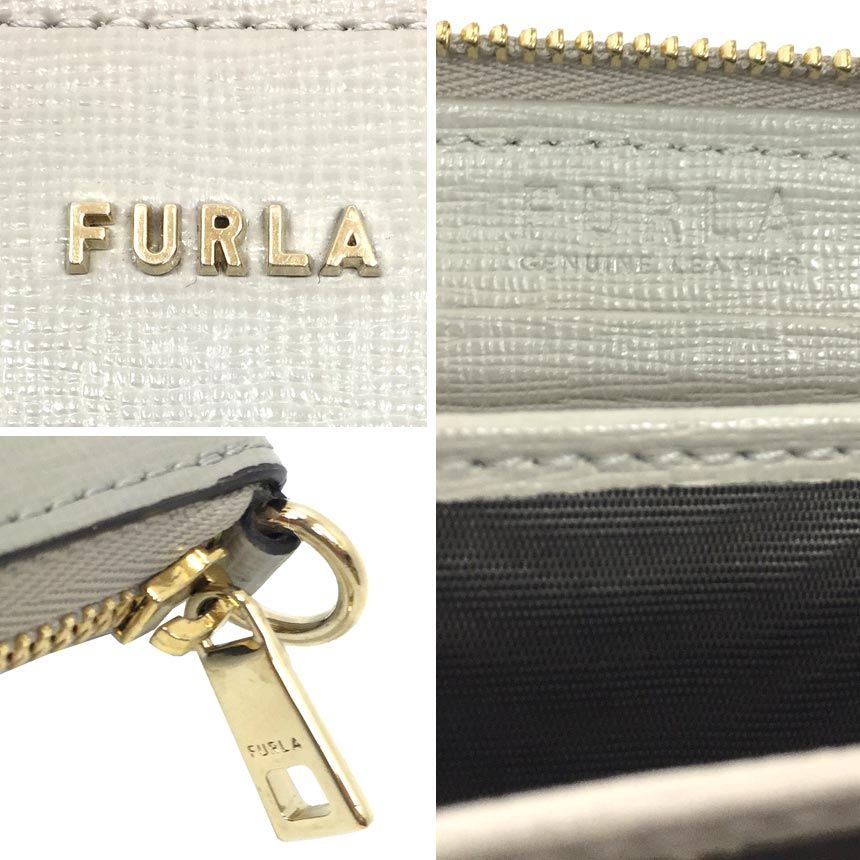 FURLA BABYLON S ZIP AROUND CC FURLA フルラ ジップ ラウンドファスナー 財布 ジップアラウンドコインケース  小銭入れ グレー【新古品】aq9343 - メルカリ